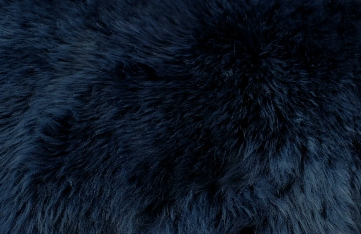 2' X 3' Navy New Zealand Natural Sheepskin Rug - Homeroots - Flyclothing LLC