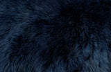 2' X 3' Navy New Zealand Natural Sheepskin Rug - Homeroots - Flyclothing LLC