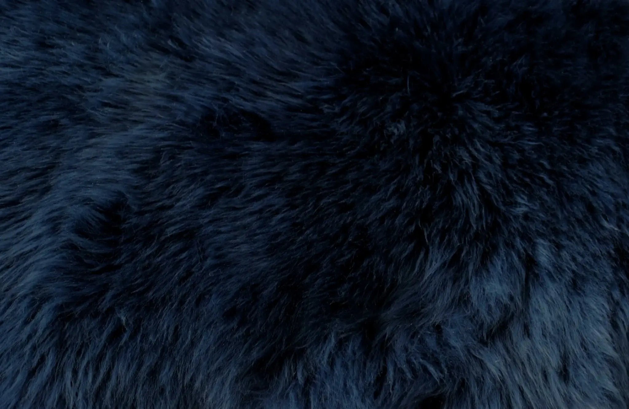 2' X 3' Navy New Zealand Natural Sheepskin Rug - Homeroots - Flyclothing LLC