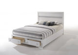 Standard Bed Upholstered With Headboard - Homeroots - Flyclothing LLC