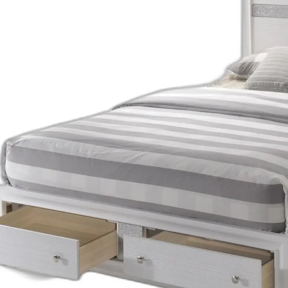 Standard Bed Upholstered With Headboard - Homeroots - Flyclothing LLC