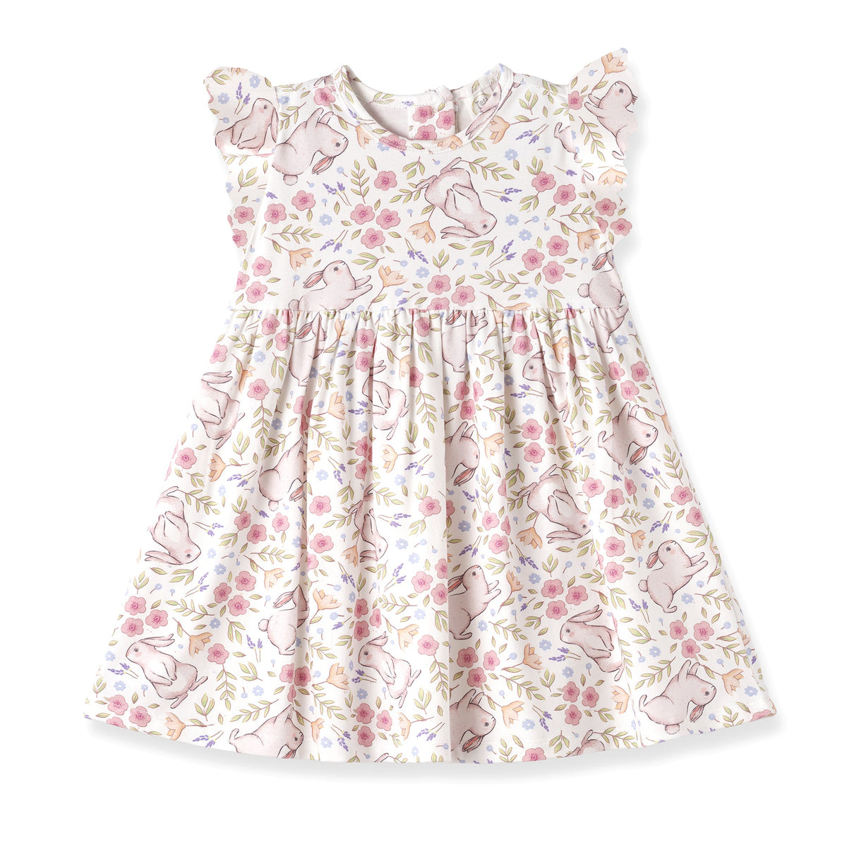 Bunny Blooms Bamboo Easter Dress for Baby & Toddler Girls - Tesa Babe - Flyclothing LLC