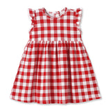 Picnic Plaid Soft Bamboo Summer Dress for Girls - Tesa Babe - Flyclothing LLC
