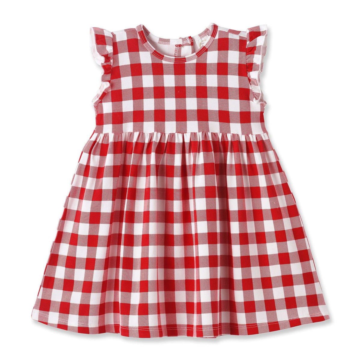 Picnic Plaid Soft Bamboo Summer Dress for Girls - Tesa Babe - Flyclothing LLC