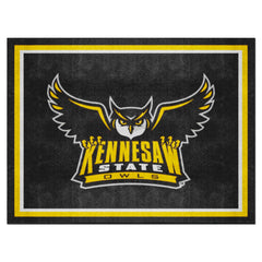 Kennesaw State Owls 8ft. x 10 ft. Plush Area Rug - Kennesaw State