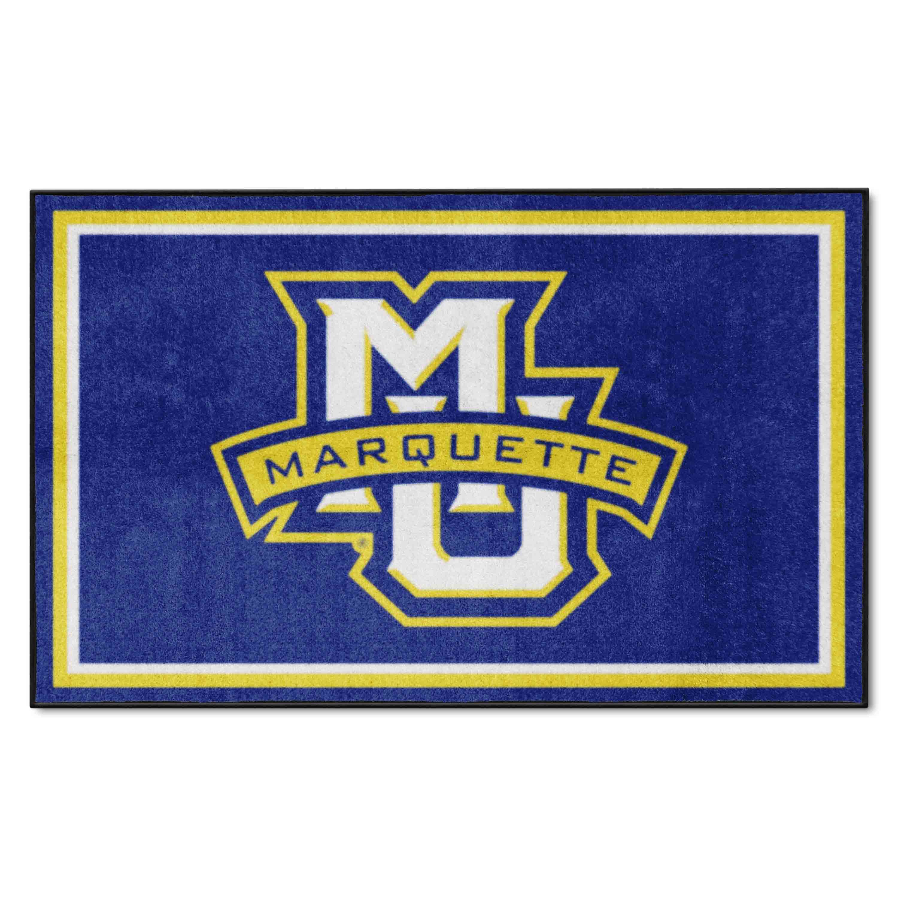Marquette Golden Eagles 4ft. x 6ft. Plush Area Rug - Marquette