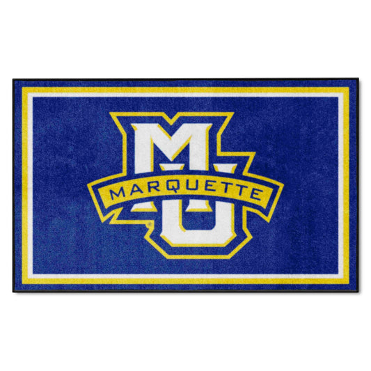 Marquette Golden Eagles 4ft. x 6ft. Plush Area Rug - Marquette