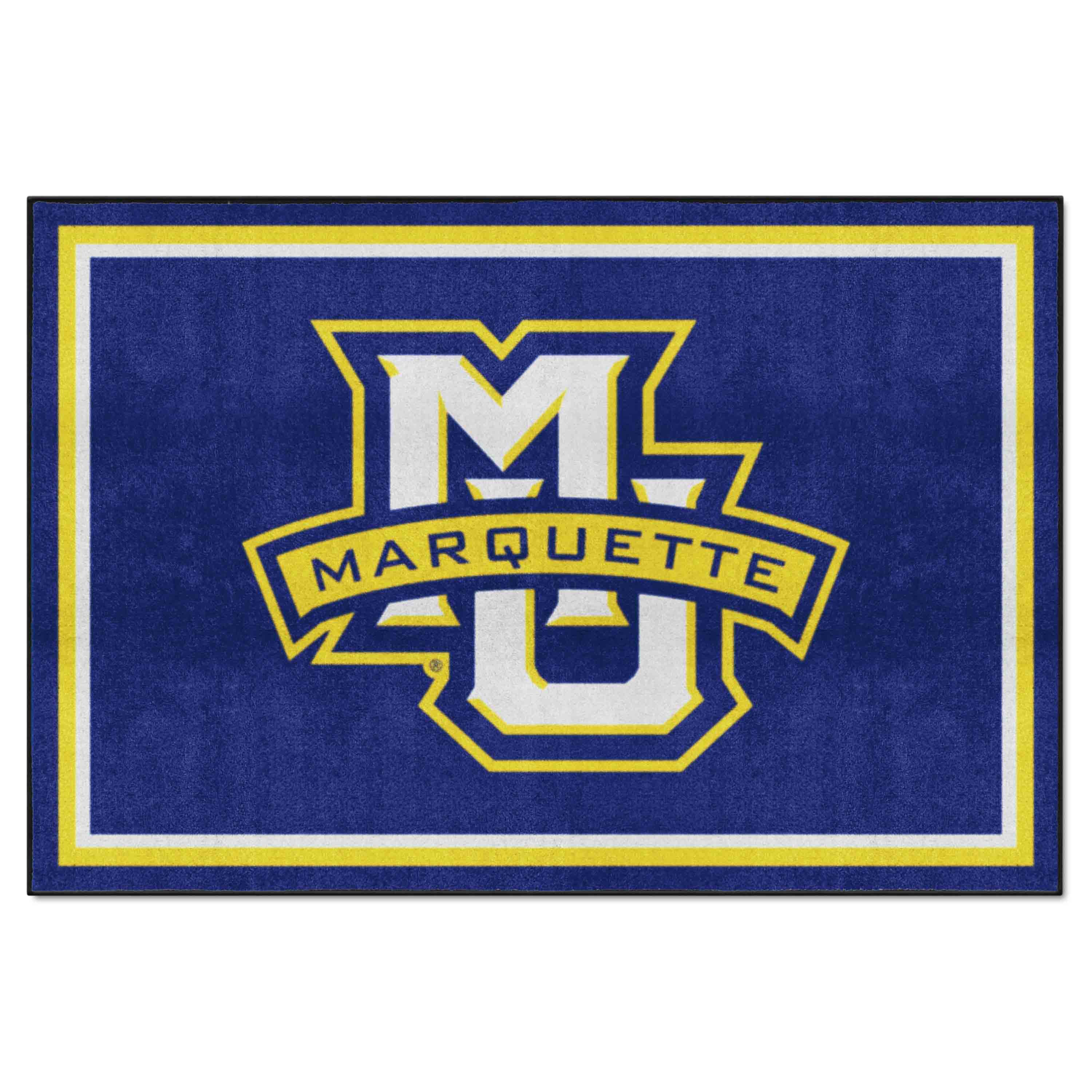 Marquette Golden Eagles 5ft. x 8 ft. Plush Area Rug - Marquette