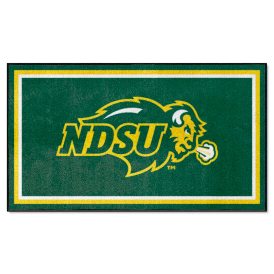 North Dakota State Bison 3ft. x 5ft. Plush Area Rug - North Dakota State
