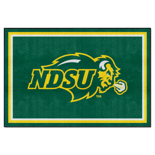 North Dakota State Bison 5ft. x 8 ft. Plush Area Rug - North Dakota State