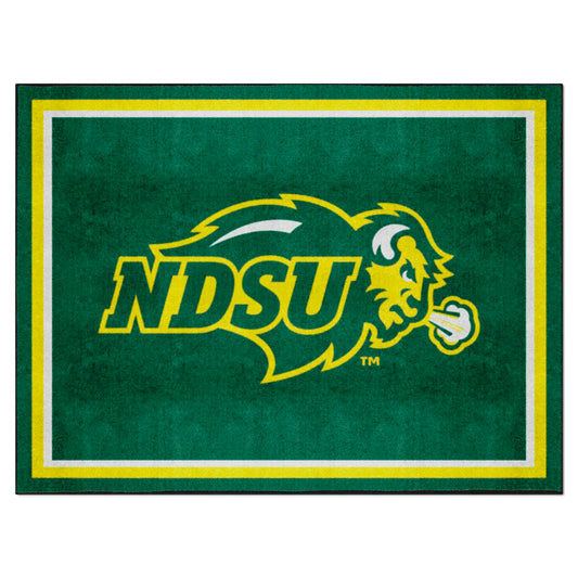 North Dakota State Bison 8ft. x 10 ft. Plush Area Rug - North Dakota State