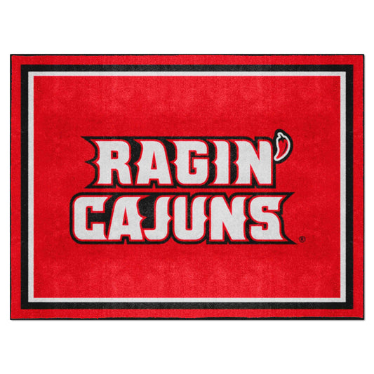 Louisiana-Lafayette Ragin' Cajuns 8ft. x 10 ft. Plush Area Rug - Louisiana-Lafayette