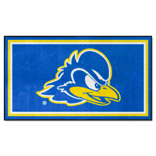 Delaware Blue Hens 3ft. x 5ft. Plush Area Rug - Delaware