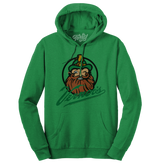 Vernor's Ginger Ale Woody Gnome Hooded Sweatshirt - Kelly Green
