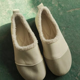 Plush-Lined Slip-Ons - Trendsi - Flyclothing LLC