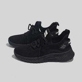 Mesh Lace-Up Platform Athletic Shoes - Trendsi - Flyclothing LLC