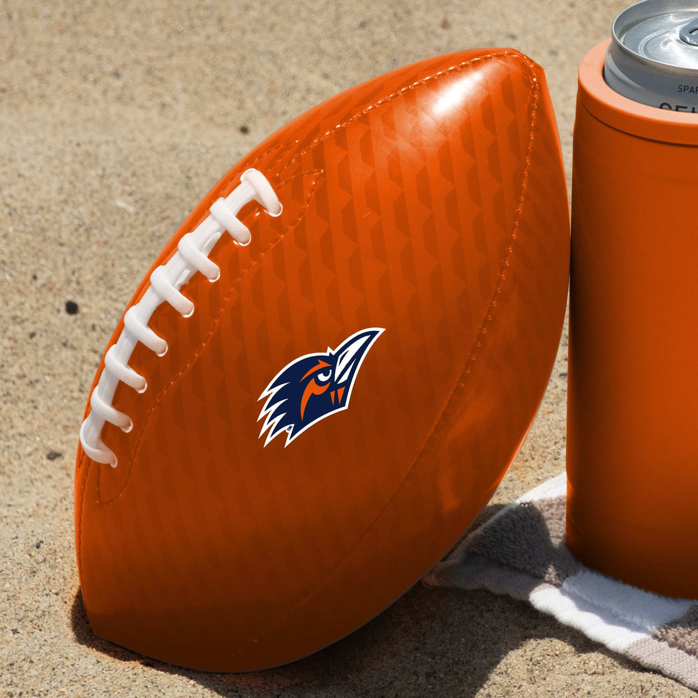 Texas - San Antonio Carbon Fiber Mini Size Glossy Football - Logo Brands - Flyclothing LLC