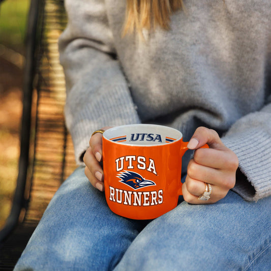 Texas - San Antonio 15oz Stripe Mug - Logo Brands - Flyclothing LLC