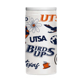 Texas - San Antonio 12oz Native Powdercoat SlimCan Coolie - Logo Brands - Flyclothing LLC