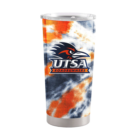 Texas - San Antonio 20oz Tie Dye Stainless Steel Tumbler - Logo Brands - Flyclothing LLC