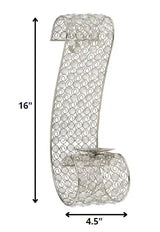 Gold And Faux Crystal Swirling Wall Sconce - Homeroots - Flyclothing LLC