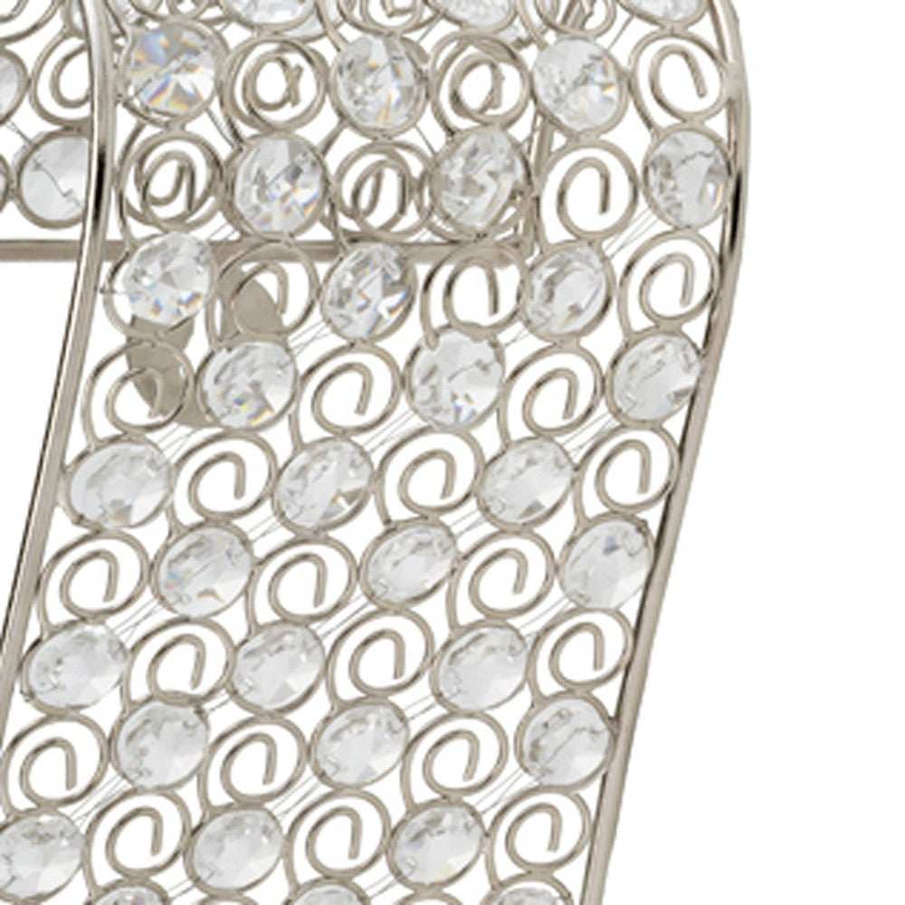 Gold And Faux Crystal Swirling Wall Sconce - Homeroots - Flyclothing LLC