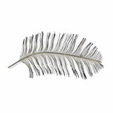 Black And Silver Metal Peacock Feather Wall Decor - Homeroots - Flyclothing LLC