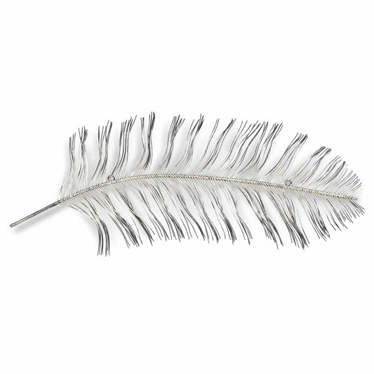 Black And Silver Metal Peacock Feather Wall Decor - Homeroots - Flyclothing LLC