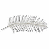 Black And Silver Metal Peacock Feather Wall Decor - Homeroots