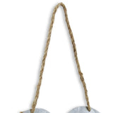 10" Gray Galvanized Metal Heart Shaped Welcome Wall Decor - Homeroots - Flyclothing LLC