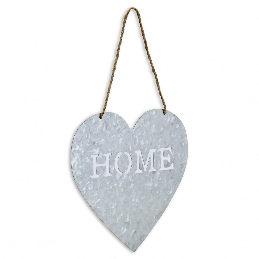 Home Gray Galvanized Cut Out Metal Wall Decor - Homeroots - Flyclothing LLC