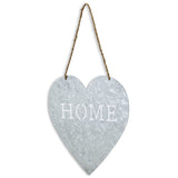 Home Gray Galvanized Cut Out Metal Wall Decor - Homeroots