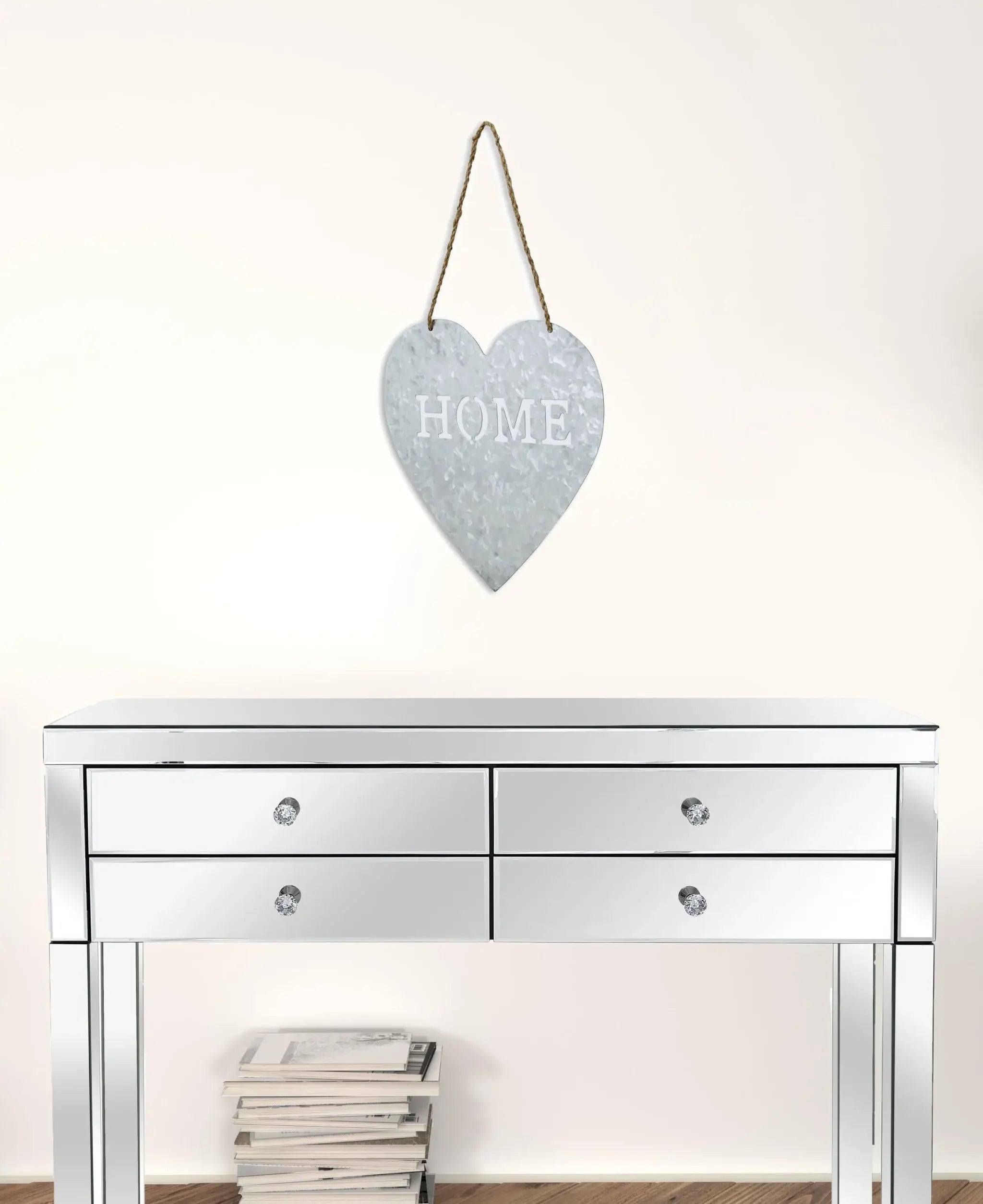 Home Gray Galvanized Cut Out Metal Wall Decor - Homeroots - Flyclothing LLC