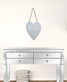 Home Gray Galvanized Cut Out Metal Wall Decor - Homeroots