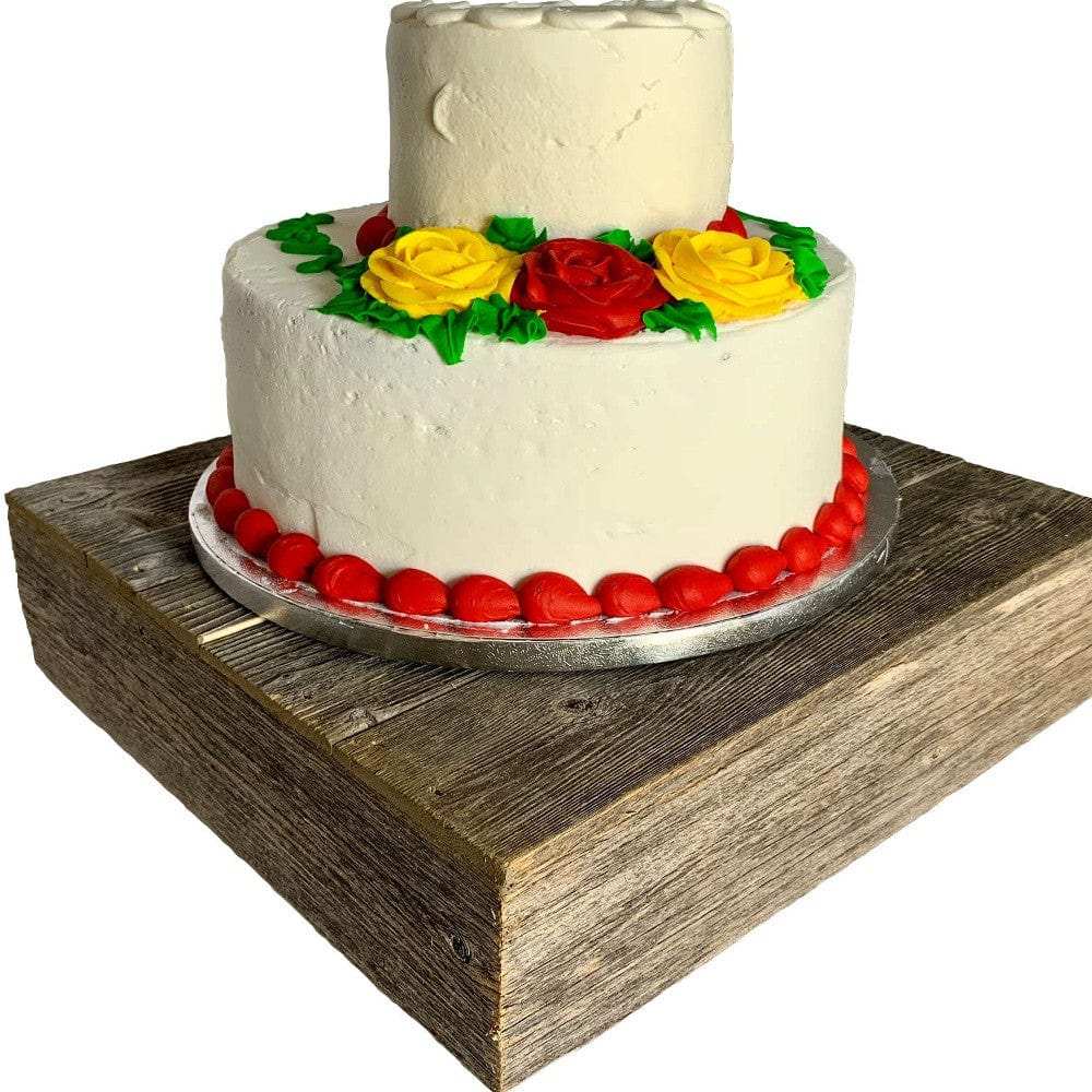 Natural Weathered Gray Cake Stand - Homeroots - Flyclothing LLC