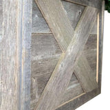 Natural Weathered And Gray Wood Ornamental Wall Decor - Homeroots