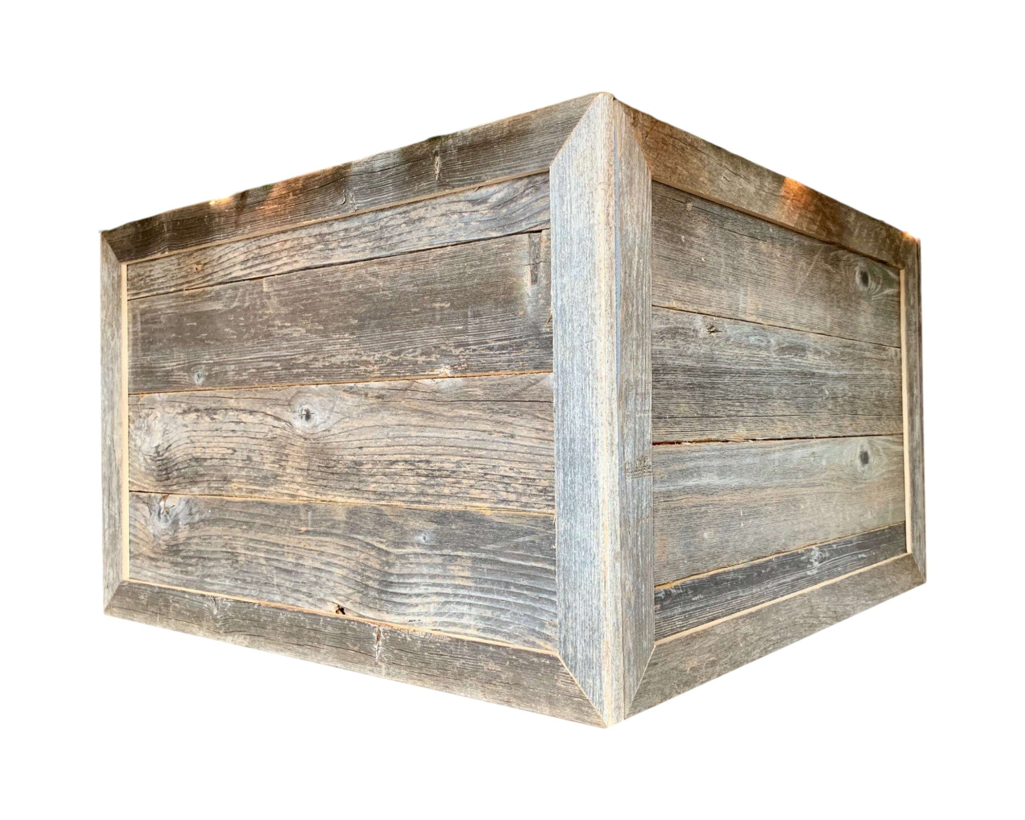 28" Natural Weathered Gray Plank Christmas Tree Collar - Homeroots - Flyclothing LLC
