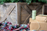 23" Natural Weathered Gray Christmas Tree Collar - Homeroots