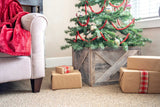 23" Thick Weathered Gray Christmas Tree Collar - Homeroots - Flyclothing LLC