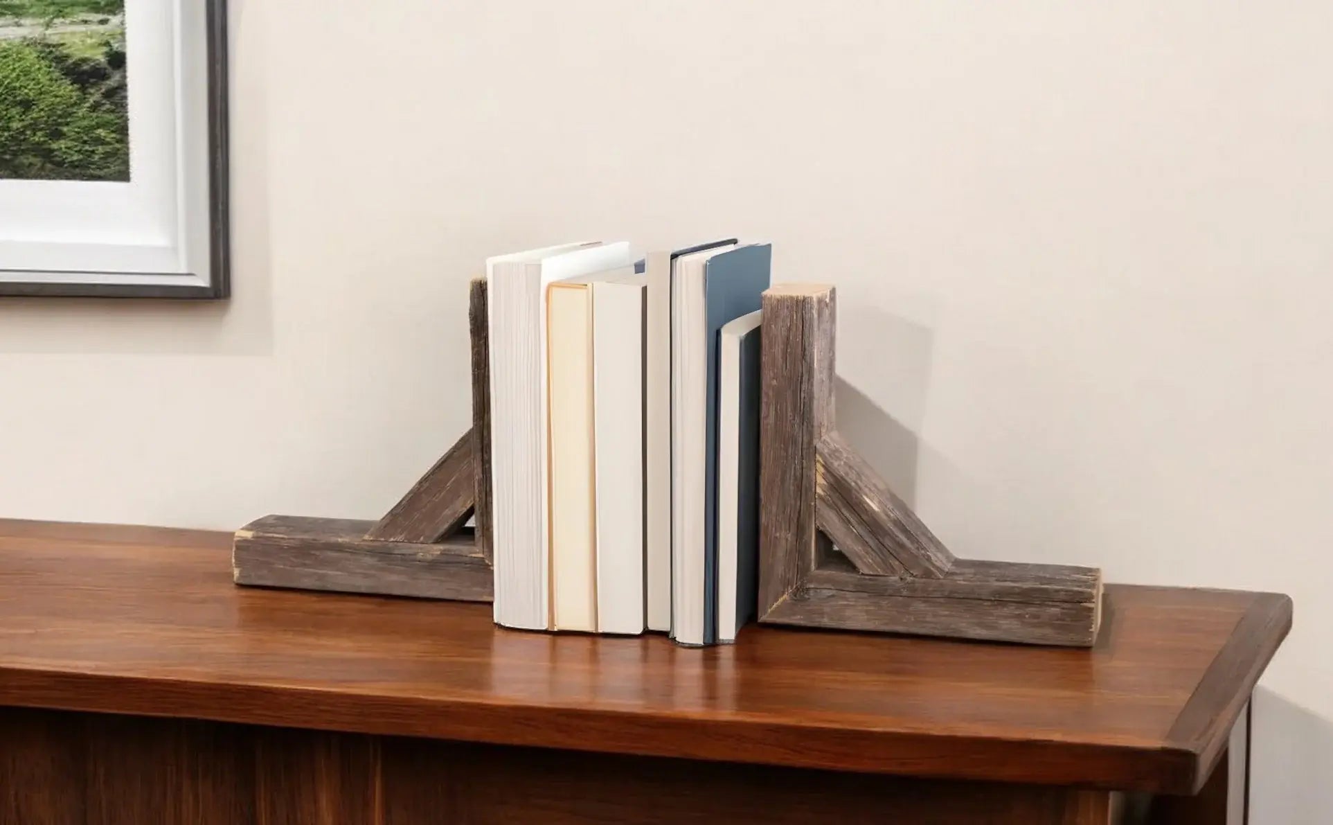 Set Of Two Natural Weathered Gray Corbels - Homeroots - Flyclothing LLC