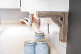Set Of Two Natural Weathered Gray Corbels - Homeroots - Flyclothing LLC