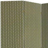 3 Panel Green Soft Fabric Finish Room Divider - Homeroots - Flyclothing LLC
