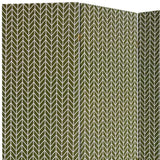 3 Panel Green Soft Fabric Finish Room Divider - Homeroots - Flyclothing LLC
