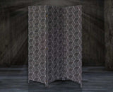 3 Panel Black Soft Fabric Finish Room Divider - Homeroots - Flyclothing LLC