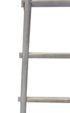 59" X 18" X 2" Grey Decorative Ladder Shelve - Homeroots
