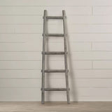 59" X 18" X 2" Grey Decorative Ladder Shelve - Homeroots - Flyclothing LLC