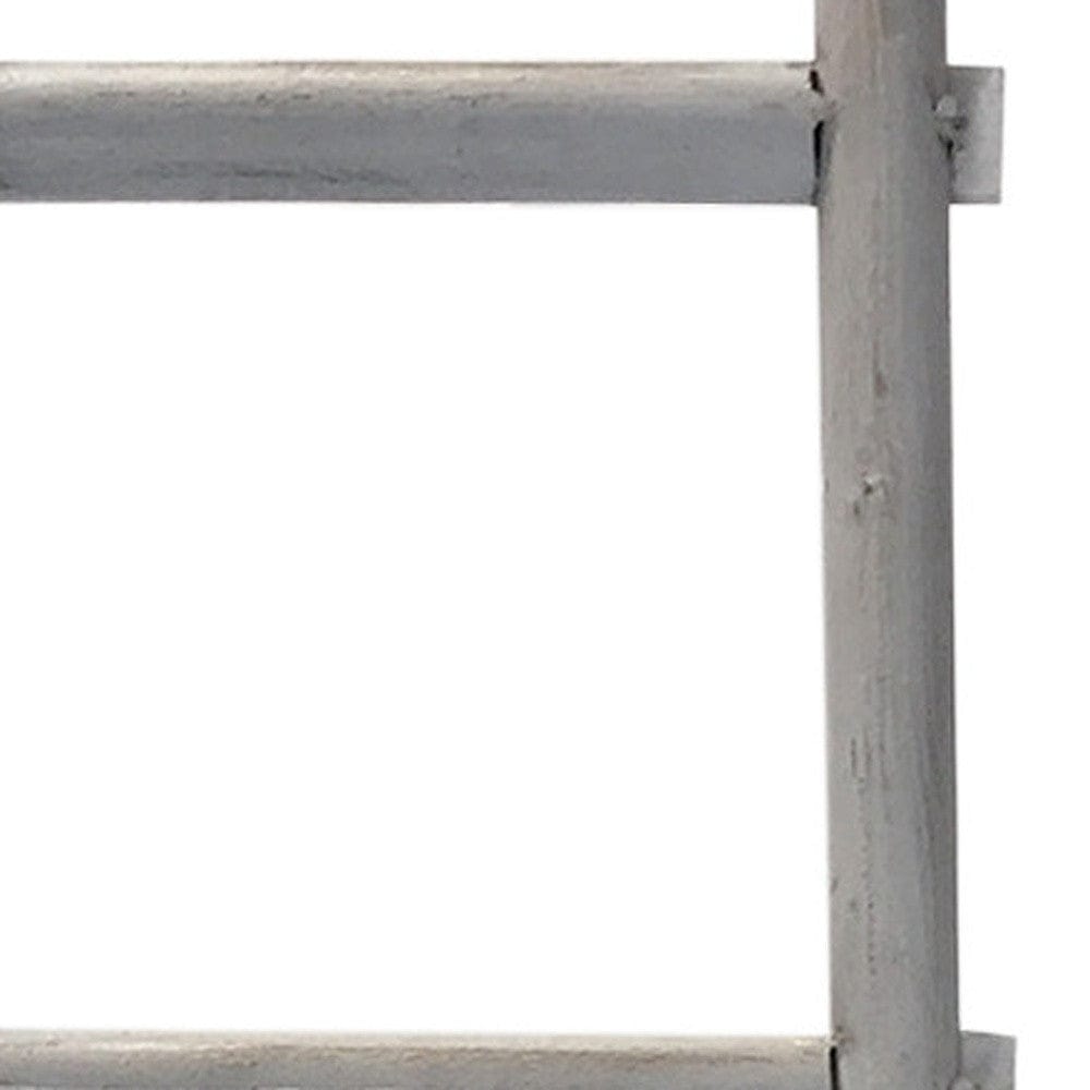 59" X 18" X 2" Grey Decorative Ladder Shelve - Homeroots - Flyclothing LLC