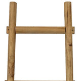 59" X 18" X 2" Brown Decorative Ladder Shelve - Homeroots - Flyclothing LLC