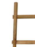 59" X 18" X 2"  Brown Decorative Ladder Shelve - Homeroots