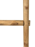 59" X 18" X 2"  Brown Decorative Ladder Shelve - Homeroots
